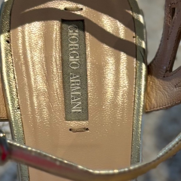 Giorgio Armani Gold Heel - Picture 7 of 8